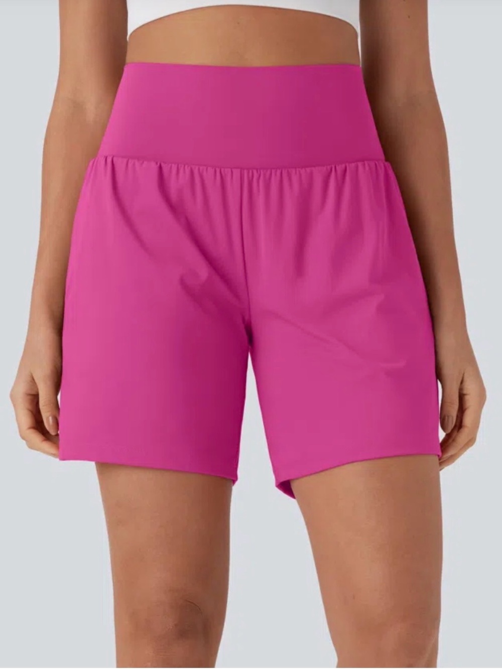 Halara SoftlyZeroโข 2-in-1 InstantCool Yoga Shorts 5 inch Inseam XL Long